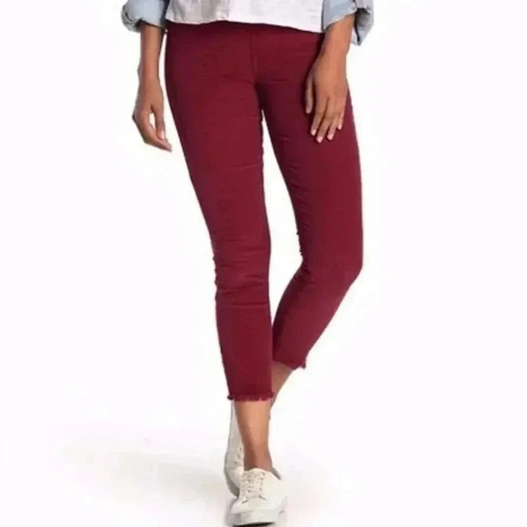 Show Me Your Mumu Corduroy Soho Corduroy‎ Skinnies Pants Red Size Medium - Picture 1 of 7